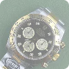 40 16523 ZENITH 18k yellow gold and steel Stainless steel & Gold Black Dial INVERTED 6 PreOwned