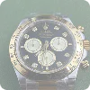 40 16523 ZENITH 18k yellow gold and steel Stainless steel & Gold Black Dial INVERTED 6 PreOwned