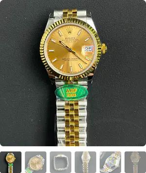 116233 Datejust 18K/SS with Champagne Stick Dial on Jubilee